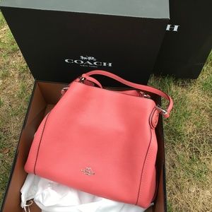 New COACH Edie shoulder bag